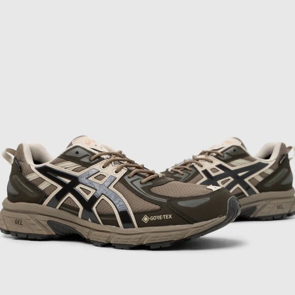 ASICS Gel-Venture 6 GORE-TEX Pepper / Black Coffee Mens Size 8 Trail Hiking NEW - Picture 15 of 16